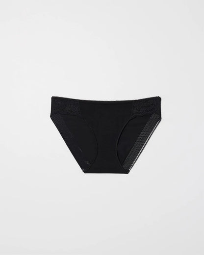 Soma Cotton Blend Bikini Panty with Lace