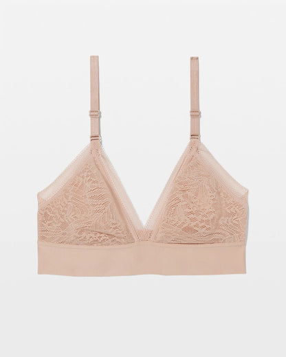 Soma Triangle Bralette with Lace