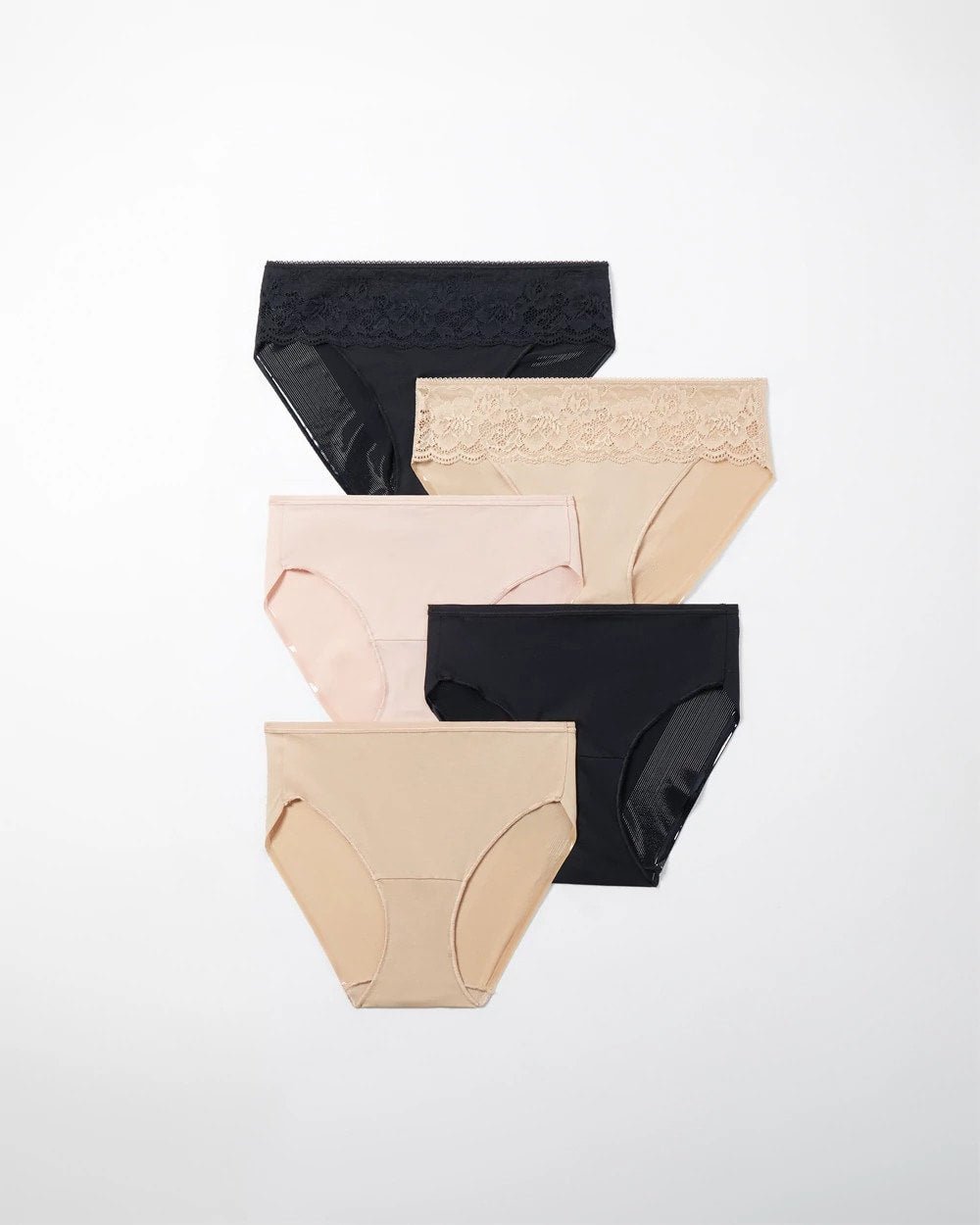 Soma Hipster Panty with Lace 5 Pack