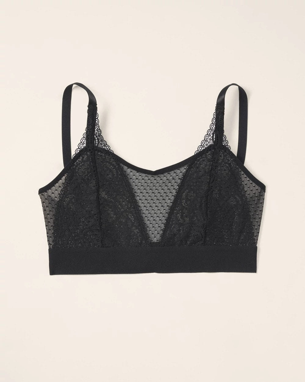 Soma Wireless Pocketed Cupless Lace Bralette