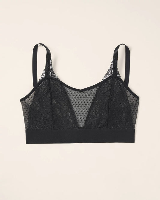 Soma Wireless Pocketed Cupless Lace Bralette