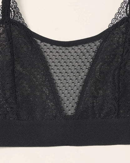 Soma Wireless Pocketed Cupless Lace Bralette