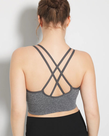 Soma Soma Sport Longline Bra with Strappy Back