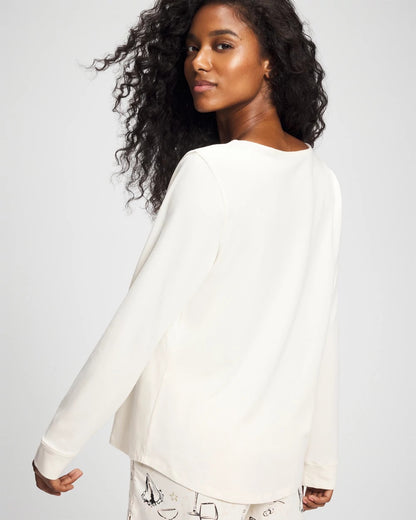 Soma Long Sleeve Pajama Top