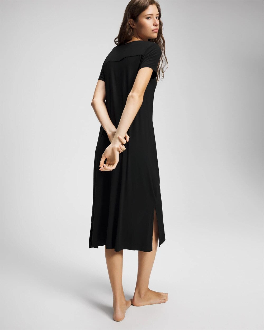 Soma Short Sleeve Long Sleepshirt