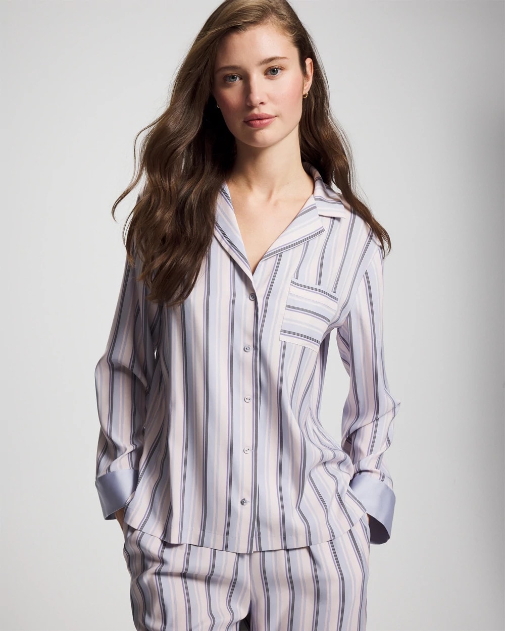 Soma Long-Sleeve Notch Collar