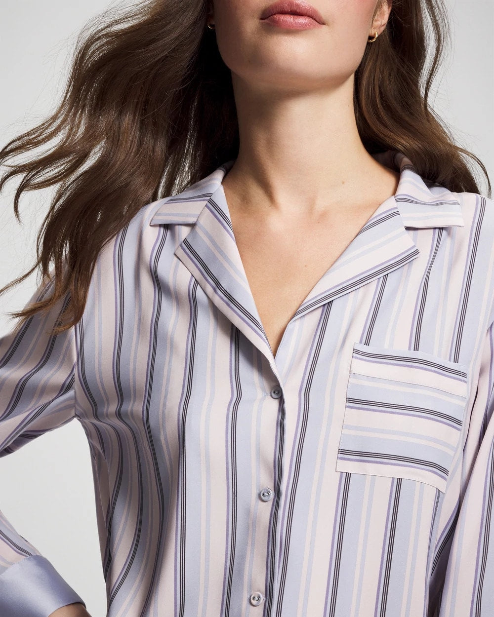 Soma Long-Sleeve Notch Collar
