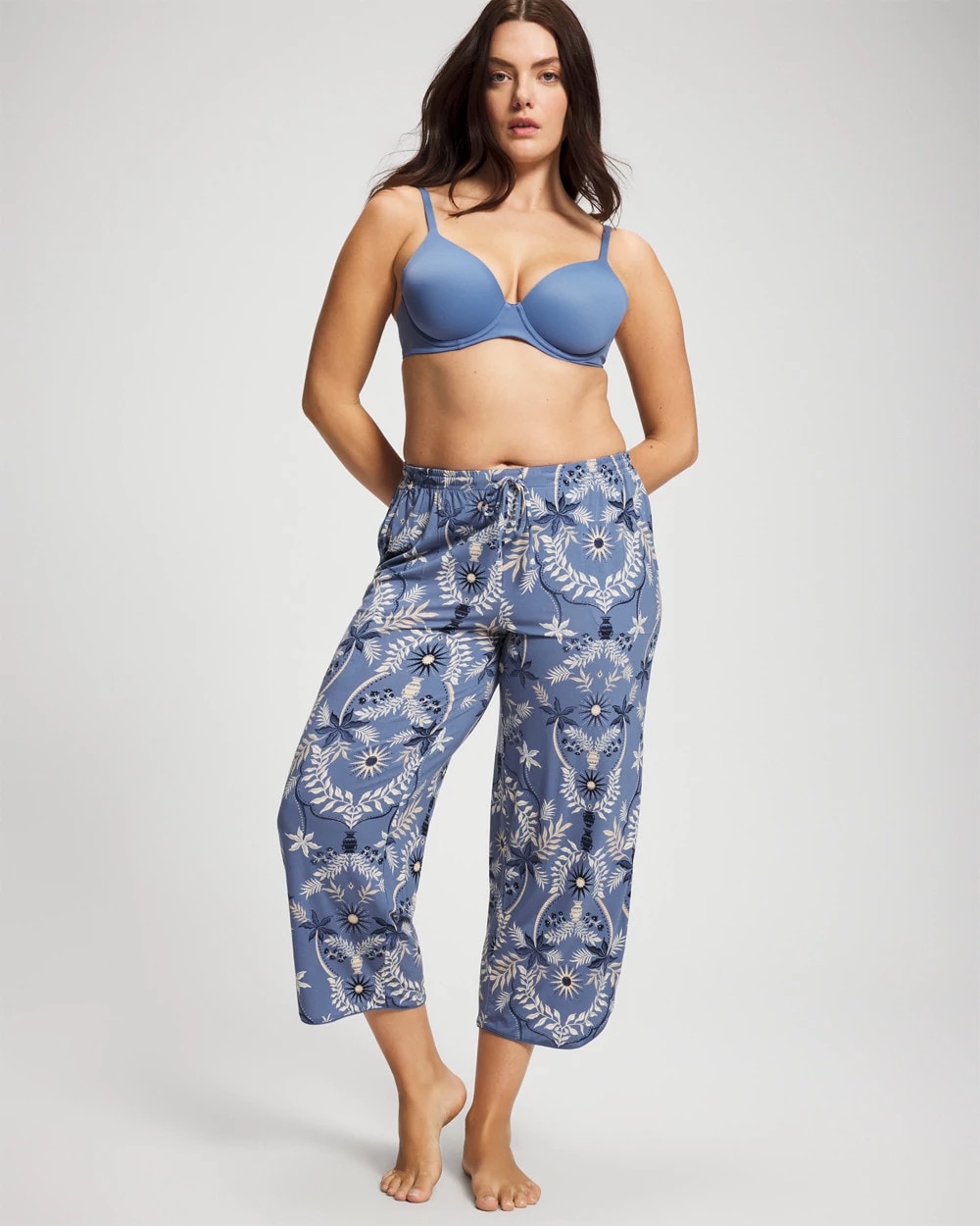 Soma Piped Crop Pajama Pants