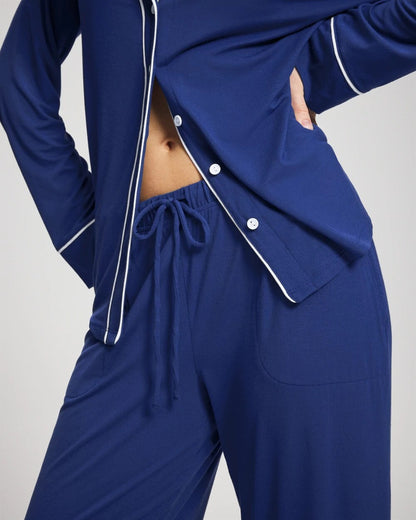 Soma Solid Piped Pajama Pant
