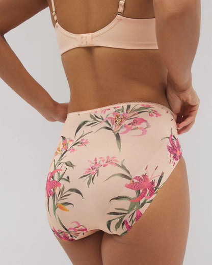 Soma Vanishing Edge Microfiber Modern Brief Panty with Lace