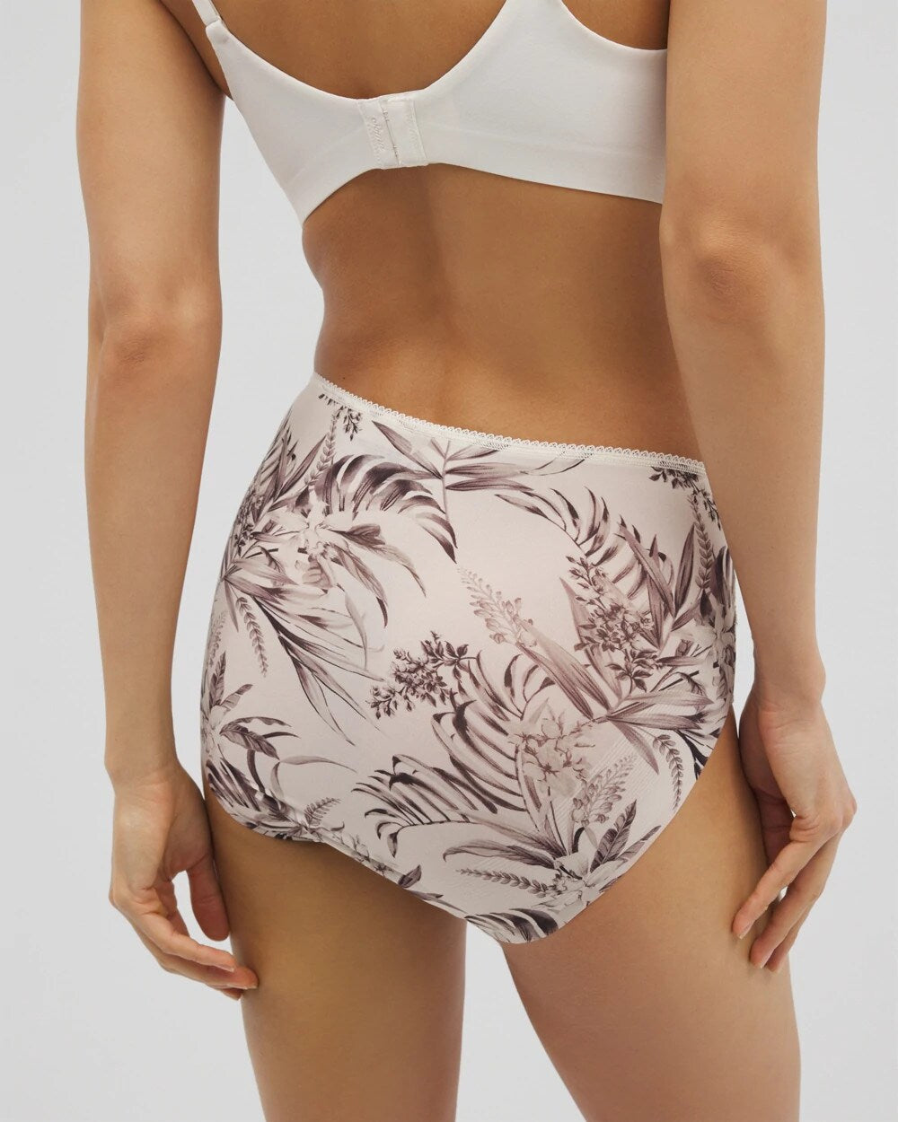 Soma Vanishing Edge Microfiber Modern Brief Panty with Lace