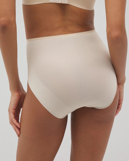 Soma Vanishing Edge Microfiber Modern Brief Panty with Lace