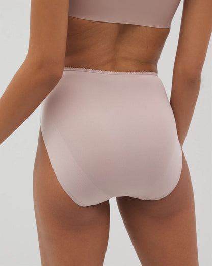 Soma Vanishing Edge Microfiber Modern Brief Panty with Lace