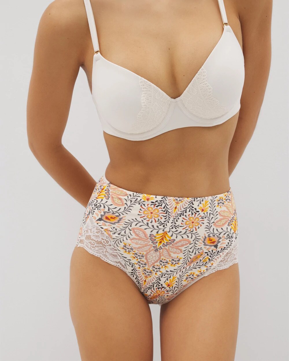 Soma Tummy High-Waist Brief Panty with Lace