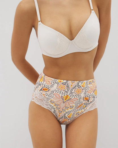 Soma Tummy High-Waist Brief Panty with Lace