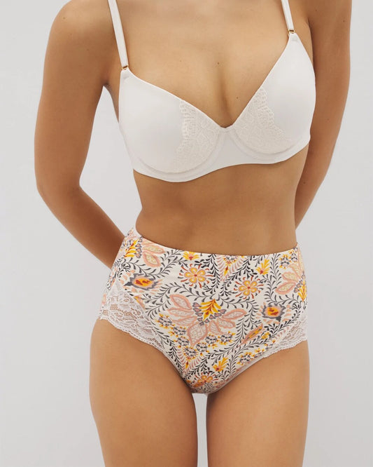 Soma Tummy High-Waist Brief Panty with Lace