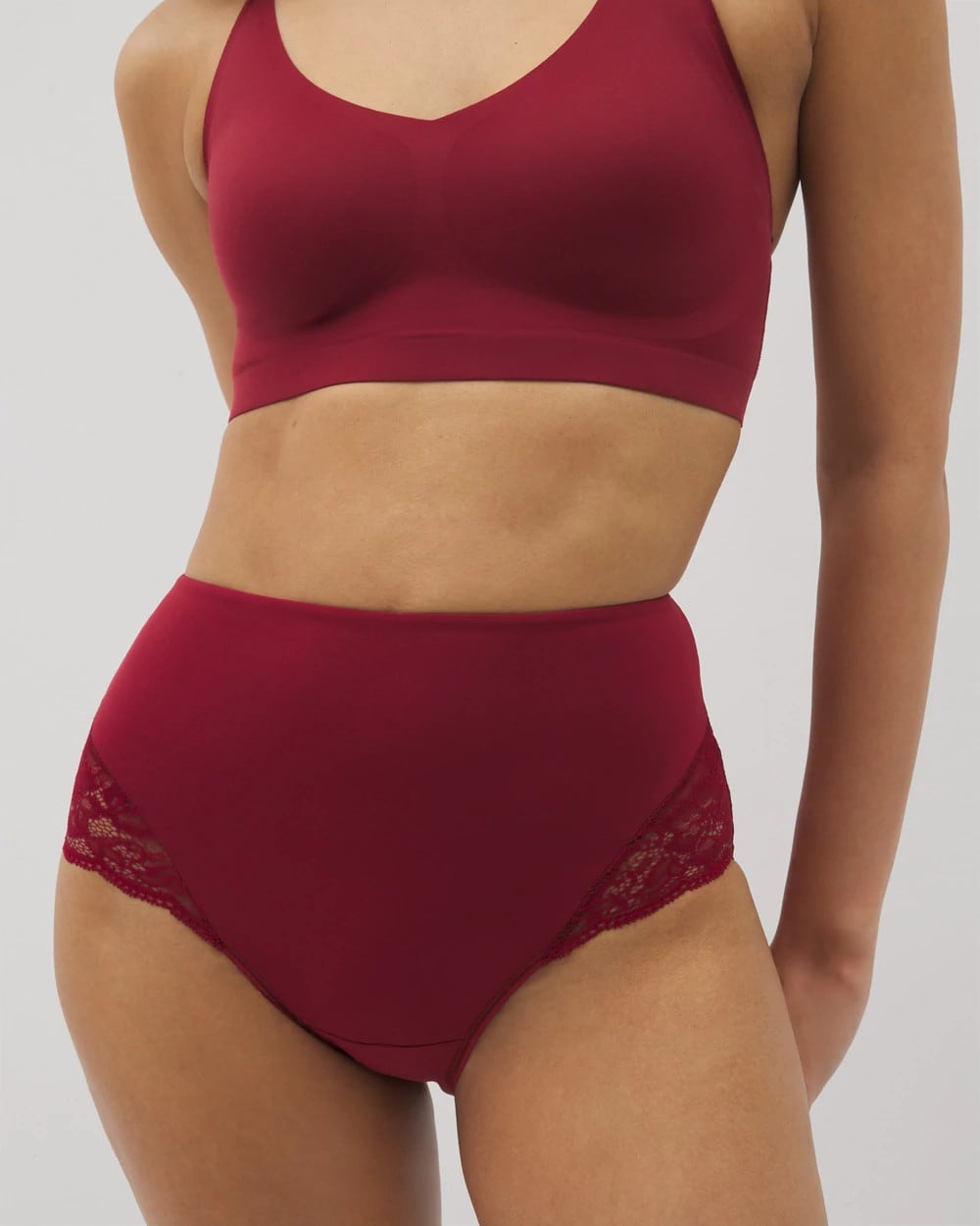 Soma Tummy High-Waist Brief Panty with Lace