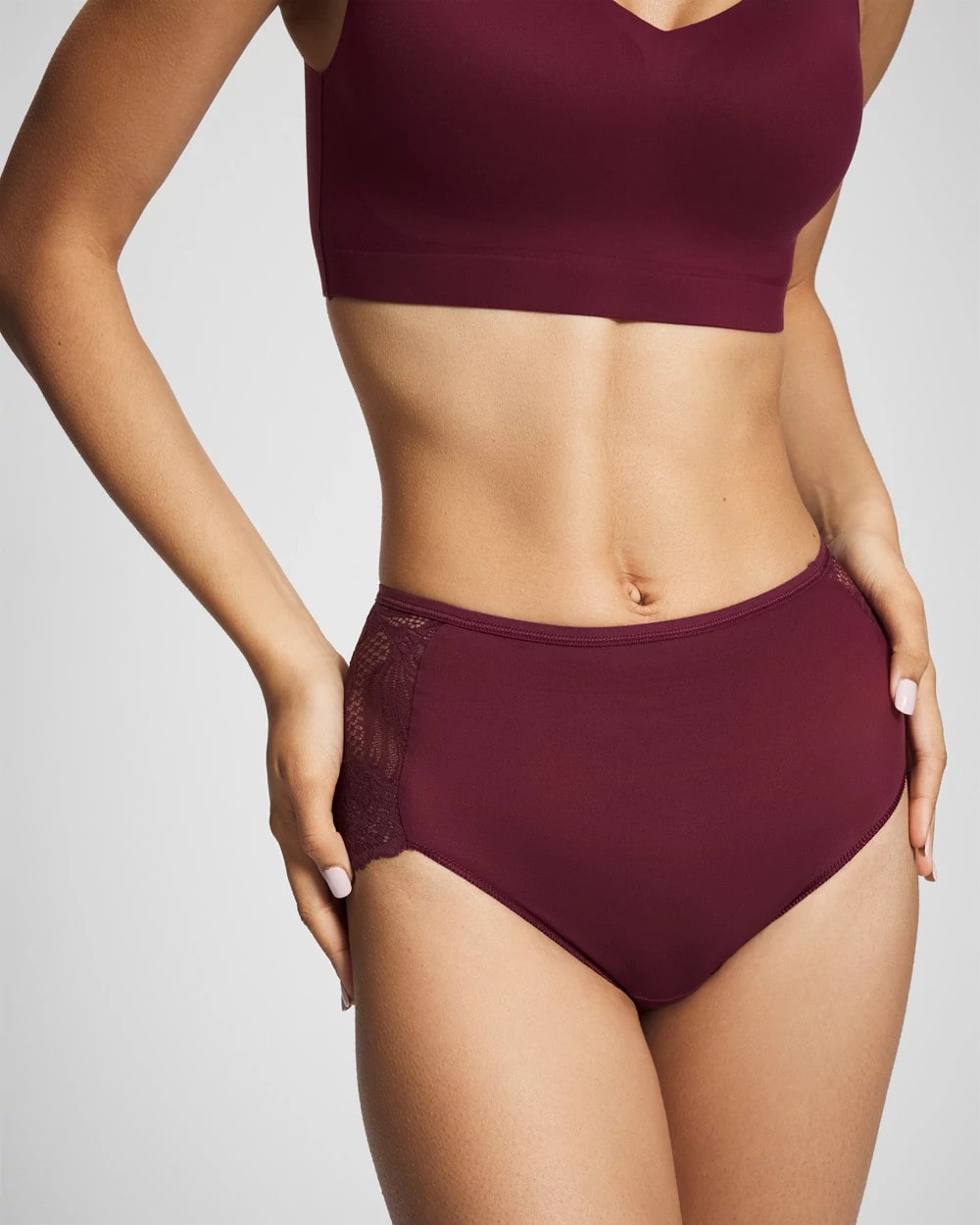Soma Lace Back Modern Brief Panty