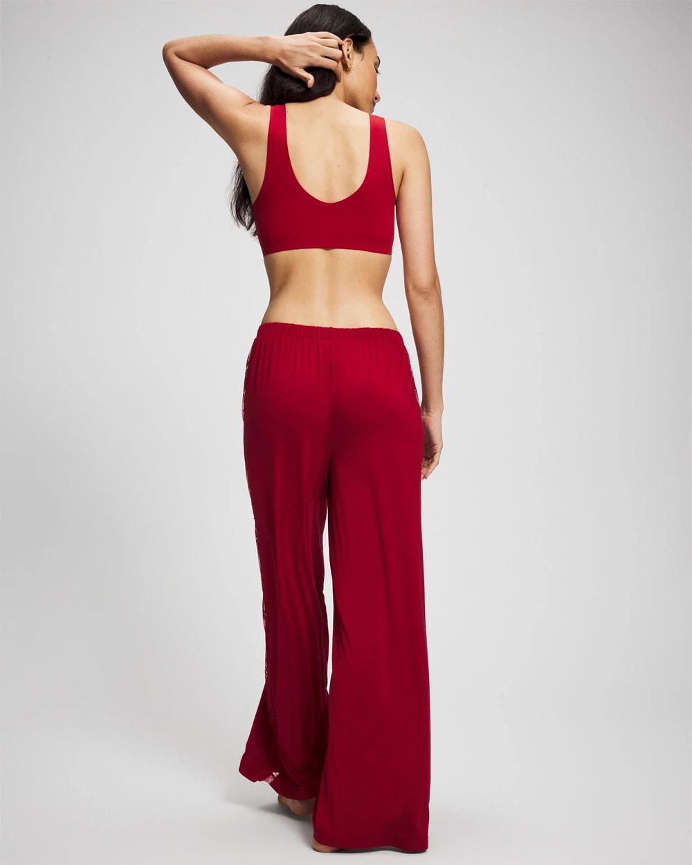 Soma Lace Relaxed Wide Leg Pajama Pant
