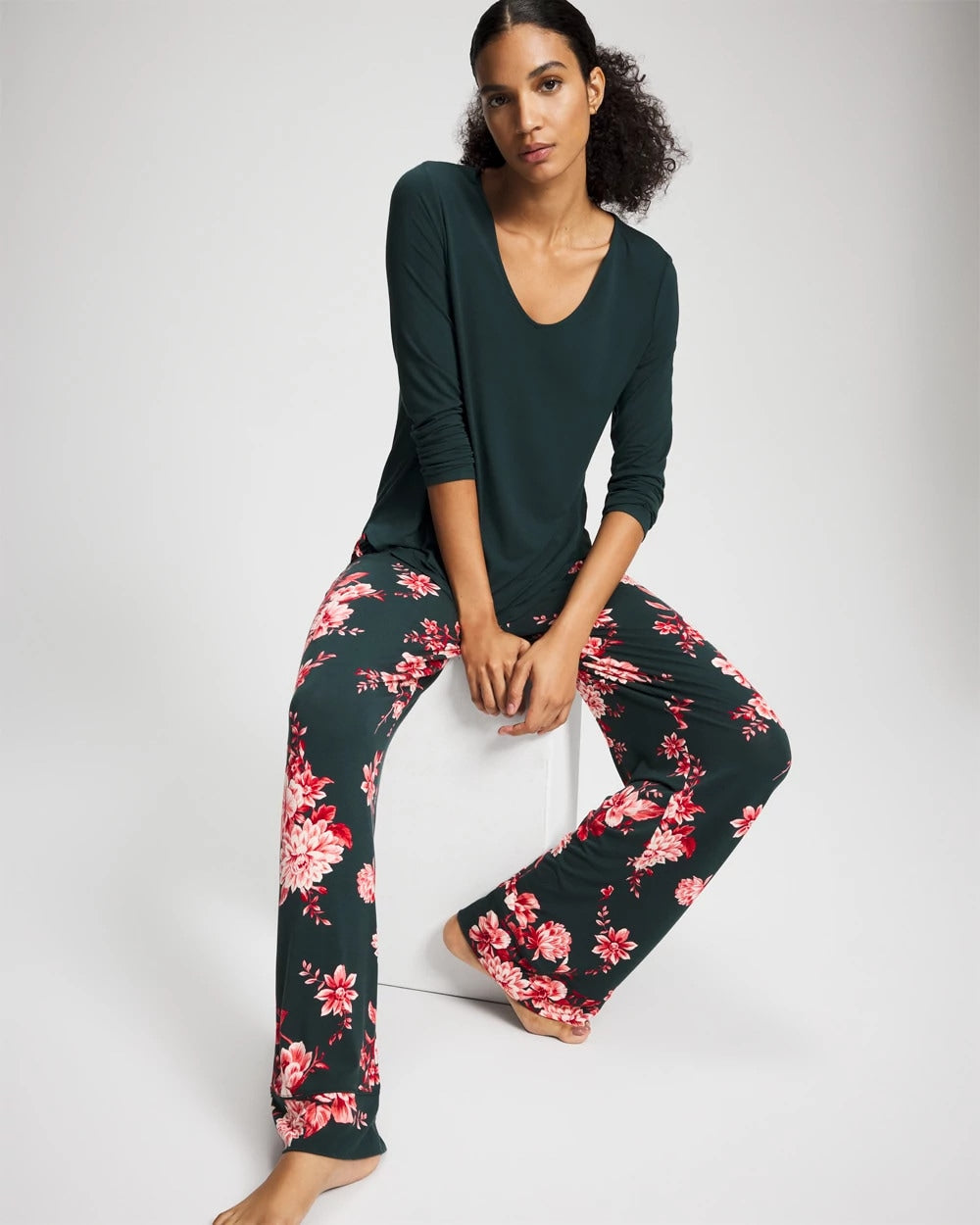 Soma Classic Long Sleeve Pajama Top