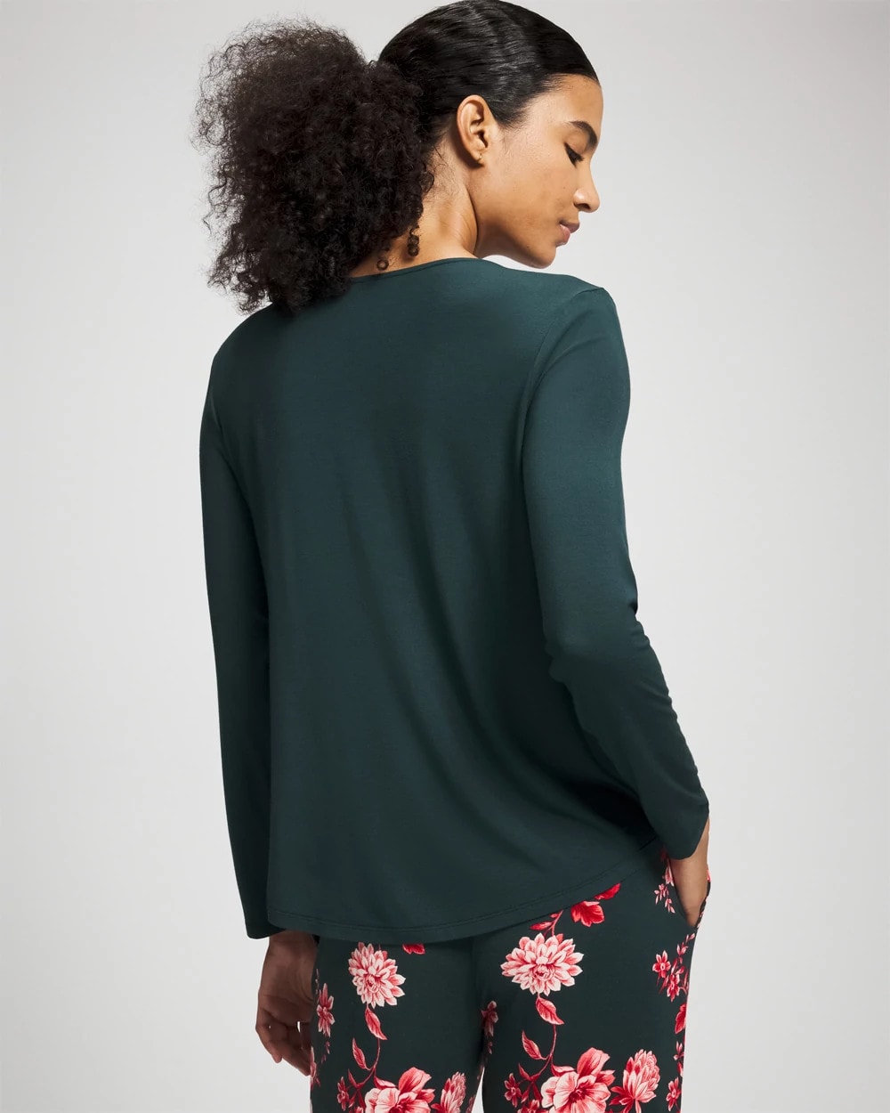Soma Classic Long Sleeve Pajama Top