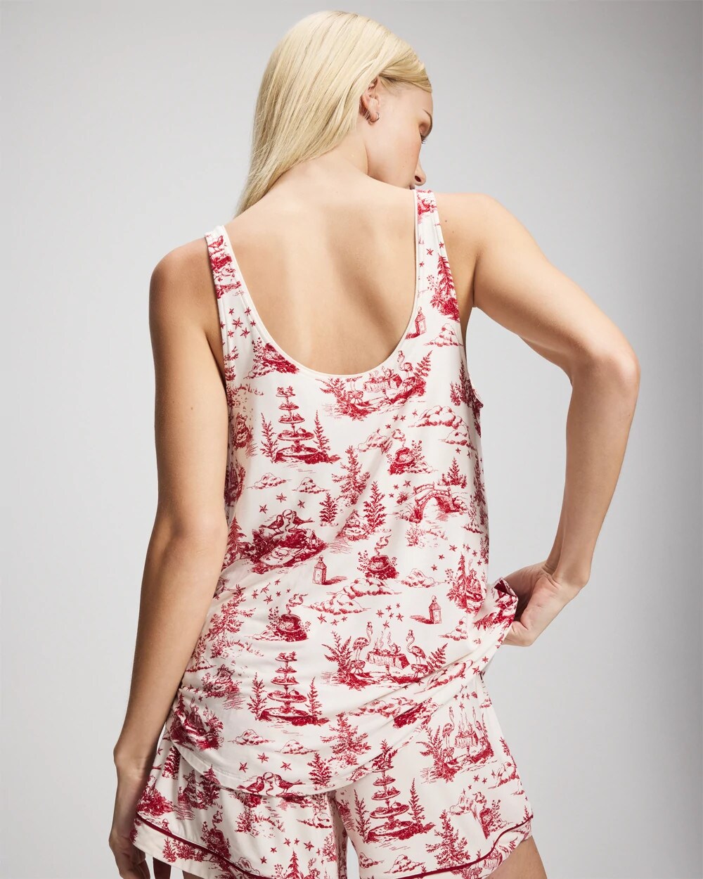 Soma Pajama Tank With Piping