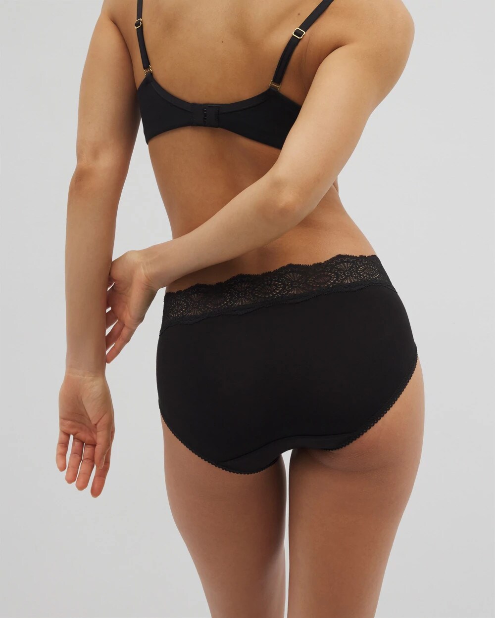 Soma Embraceable Hipster Panty with Crochet Lace Waist