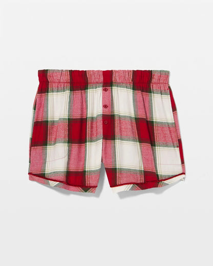 Soma Velvet Piped Boxer Pajama Short