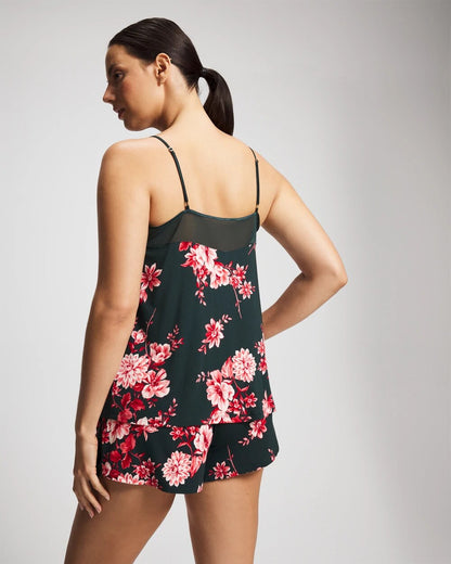 Soma Mesh Trim Pajama Cami
