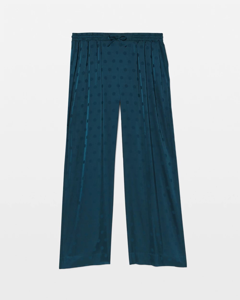 Soma Jacquard Dot Satin Relaxed Pant