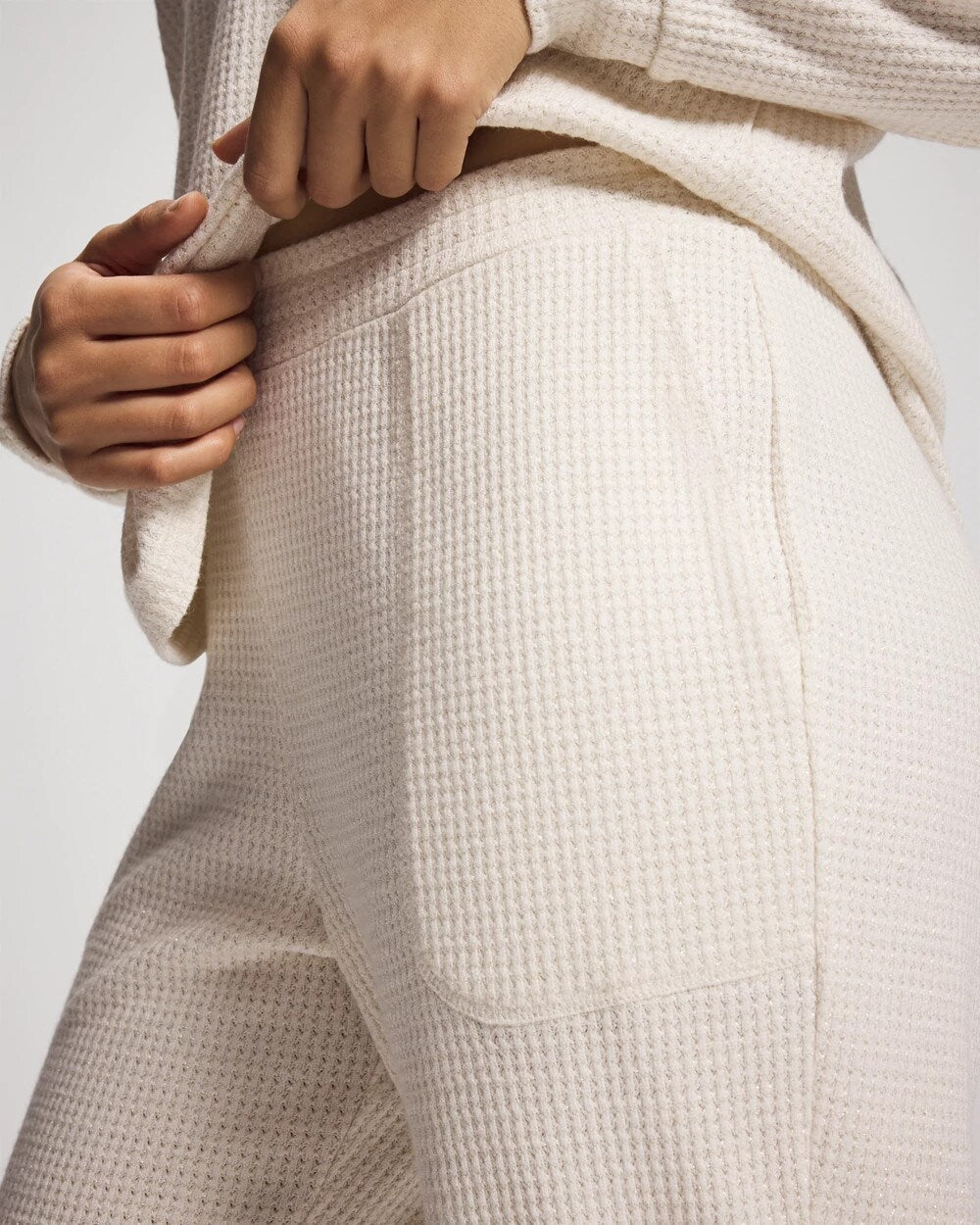 Soma Cozy Waffle Banded Pajama Bottom