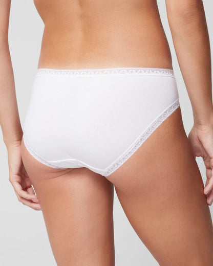 Soma Cotton Hipster Panty with Lace Trim