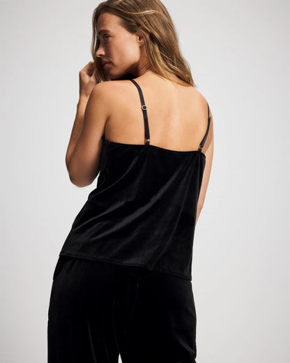 Soma Velvet Lace Trim Pajama Cami