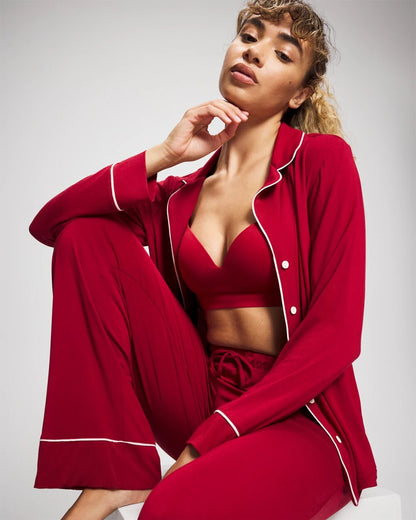 Soma Pajama Pant w/ Cuff and Piping