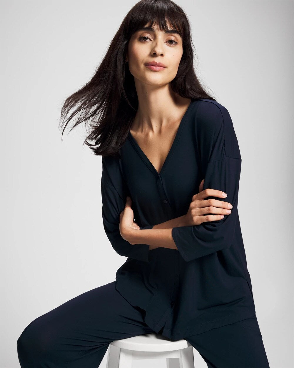 Soma Button-Up Pajama Top