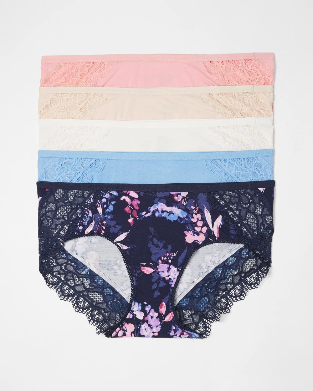 Soma Hipster Panty with Enchanting Lace 5 Pack