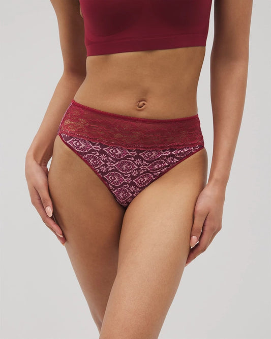 Soma Edge High-Leg Panty with Lace