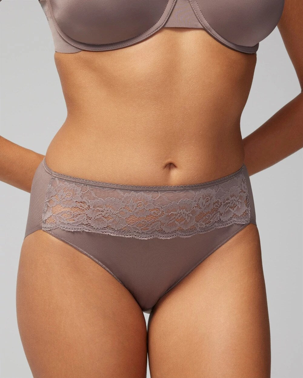 Soma High-Leg Panty with Lace