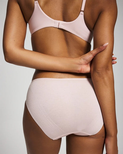 Soma Cotton Blend High-Leg Panty with Lace