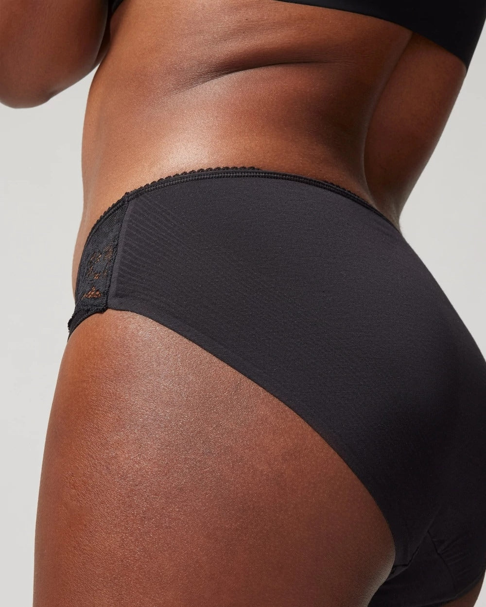 Soma Cotton Blend High-Leg Panty with Lace