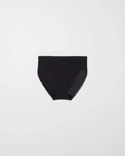 Soma Cotton Blend High-Leg Panty with Lace
