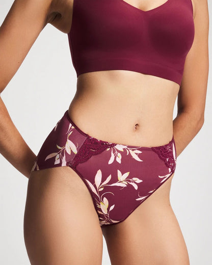 Soma Tummy High-Leg Brief Panty with Lace