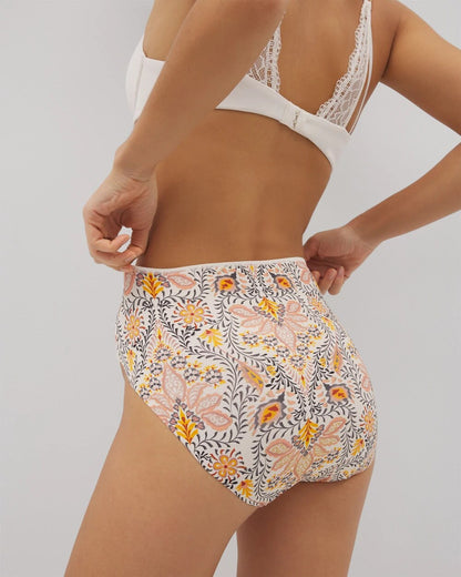 Soma Tummy High-Leg Brief Panty with Lace
