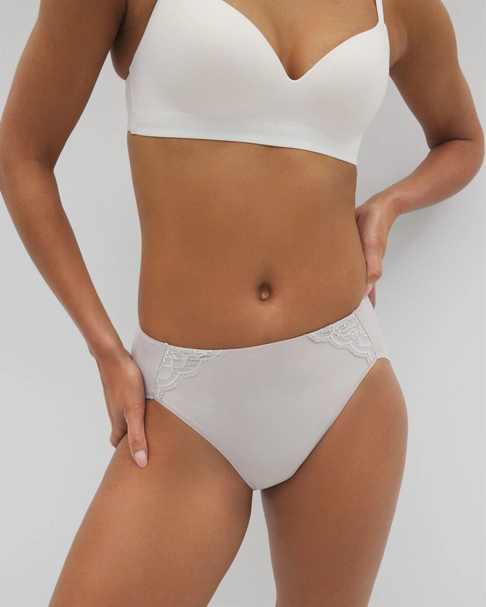Soma Tummy High-Leg Brief Panty with Lace
