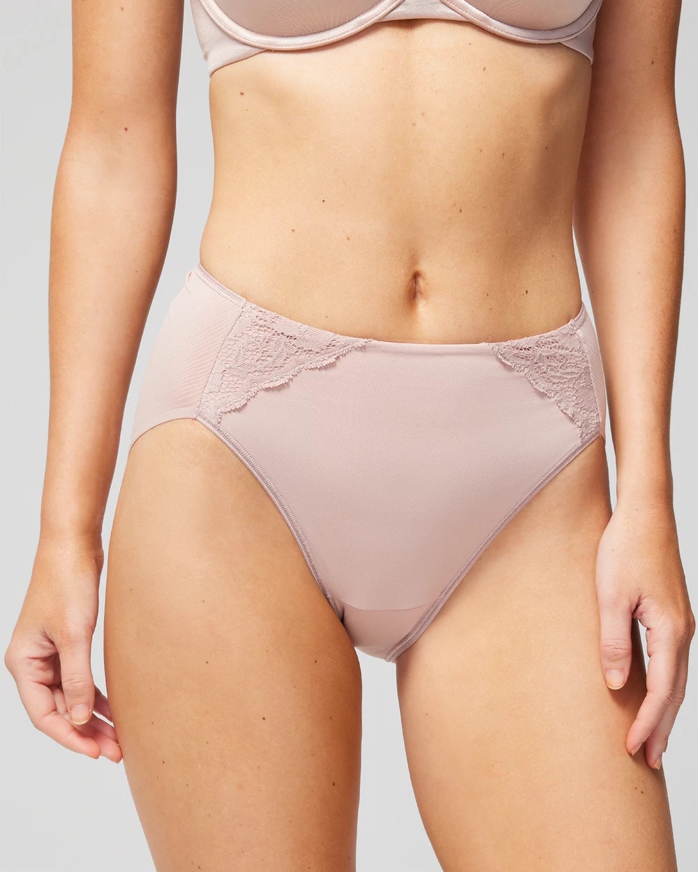 Soma High-Leg Brief Panty with Lace