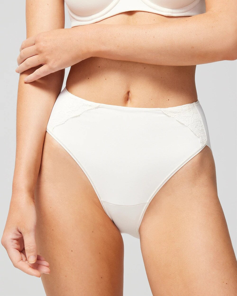 Soma High-Leg Brief Panty with Lace