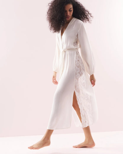 Soma Soma's Sexiest Silk Chiffon Long Robe