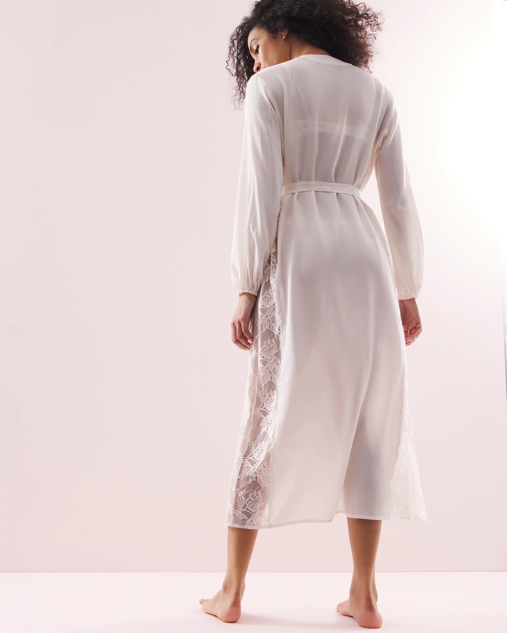 Soma Soma's Sexiest Silk Chiffon Long Robe
