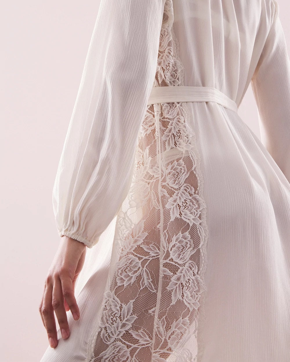 Soma Soma's Sexiest Silk Chiffon Long Robe