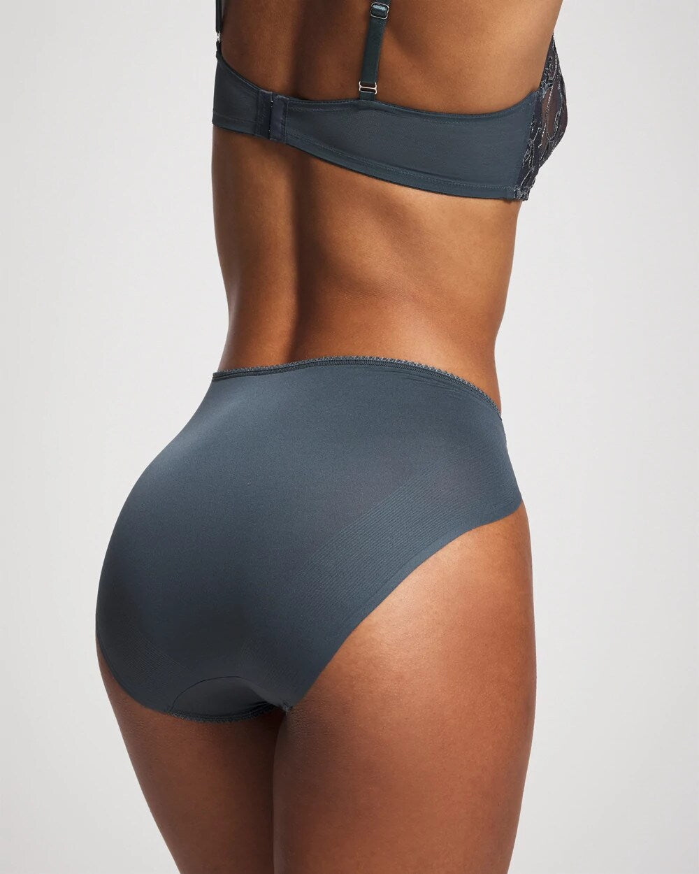 Soma High-Leg Brief Panty with Sensuous Lace